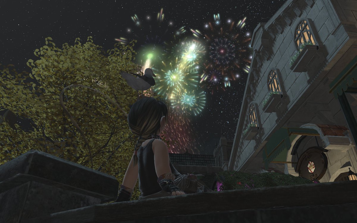 966Rice's tweet photo. Watching Rising Fireworks at the FC
#ffxiv #ffxivRisingEvent #lalafell #fireworks #FFXIVScreenshots https://t.co/1Qhfh8erc7
