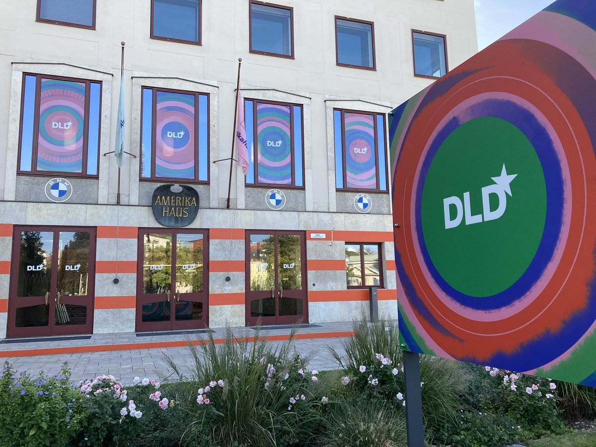DLDConference's tweet photo. .@amerikahaus seems ready for #DLDCircular and the #DLDAISummit. See you there? 👋 https://t.co/UWmKSaIaDA