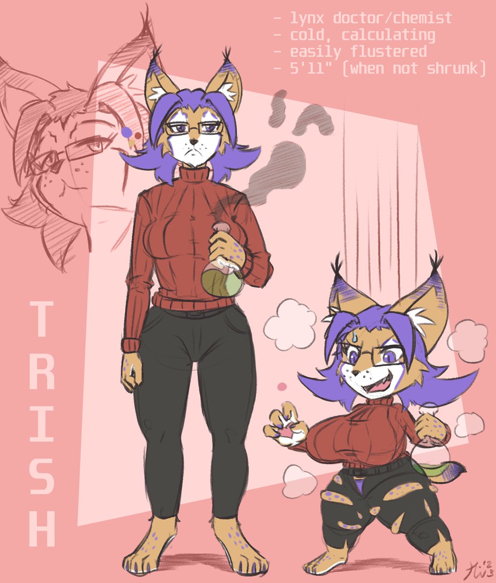 Designed a new OC! She gets way into brewing all kinds of stuff and gets into trouble because of it.