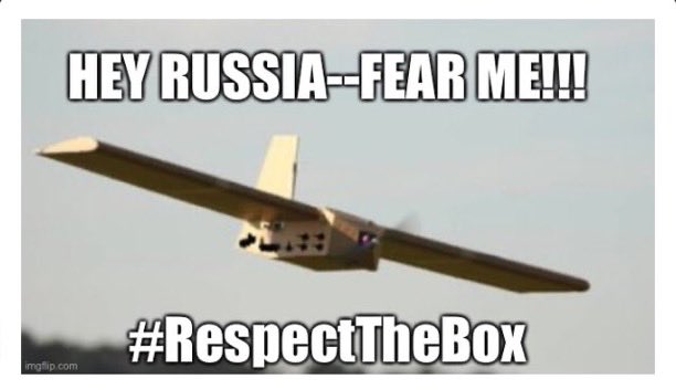 fellarific's tweet photo. @NatalkaKyiv What that woman is or is not wearing won’t stop flying shoe boxes packed with explosives. #RespectTheBox https://t.co/c2X3glwojs