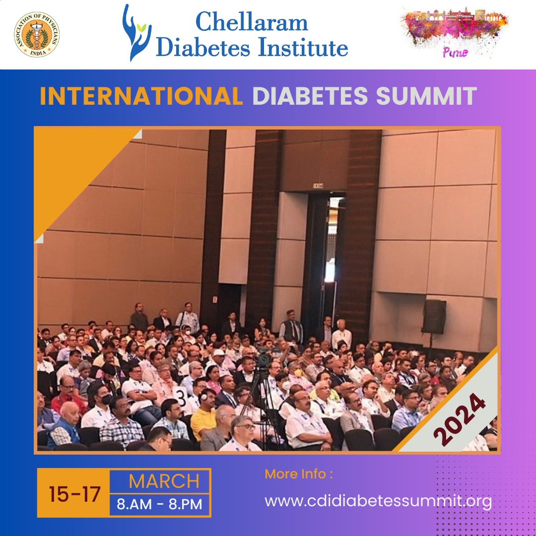 SummitCdi's tweet photo. SAVE THE DATES!!
We welcome you to the most awaited conference of the year - "8th International Diabetes Summit " organised by Chellaram Diabetes Institute from 15th - 17th March 2024, Pune
For updates: https://t.co/iXNJMz3hKK
#DiabetesSummit #CDIIDS #DiabetesConference @Unnikri https://t.co/4LiO6goCgE