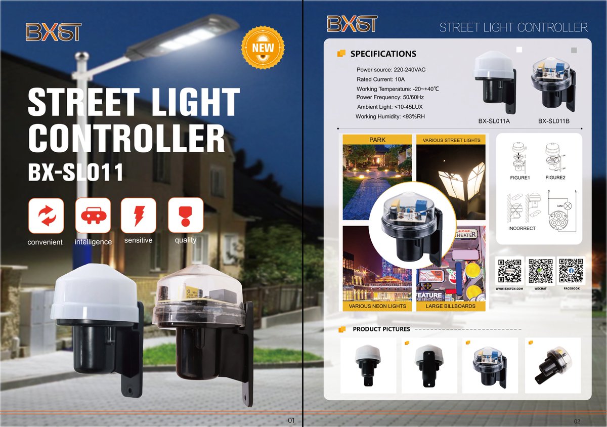 🌟 Smart Lighting, as night 🌙 descends, auto-adjusts illumination. Ideal for roads 🛣️, gardens 🌷, and more. Practical, eco-friendly 💡🌳, lighting a brighter future!#bxst #controller #lightcontrol #lightcontroller #streetlighting  #intelligentstreet #streetlightcontroller