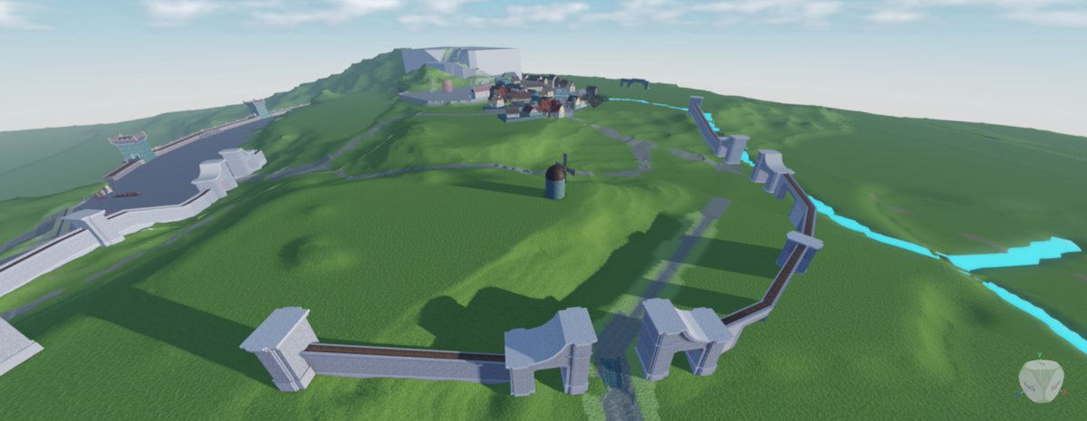 MechroHunt's tweet photo. Gonna start working on the Main castle, this will be the spawn/starting area, full of shops n such and starting enemies. So far i've got the base design and layout, just have to fill it in.

#RobloxDev #robloxart #RobloxUGC #roblox #Playlist https://t.co/G8v4dQpKfc