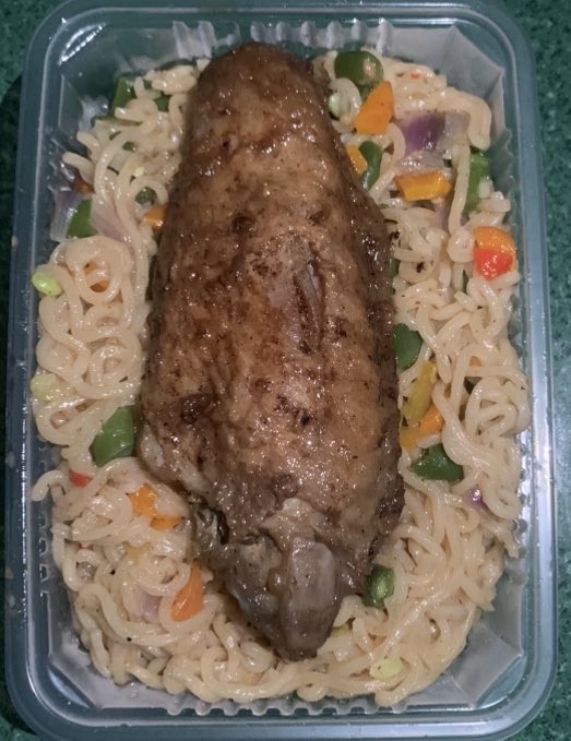 graceefoods's tweet photo. Good morning guys…don’t know what to have for breakfast?😉… GRACEE FOODS🍛🍖🍝…is here for you, get our pack of indomie + turkey for as low as #2500 + free demo in ekosodin and it’s environ you’re just a dm away😇 https://t.co/Gz9Z8XS3Wl @maggi_nigeria @nigerianfood  @uniblog https://t.co/pGhfa35srN