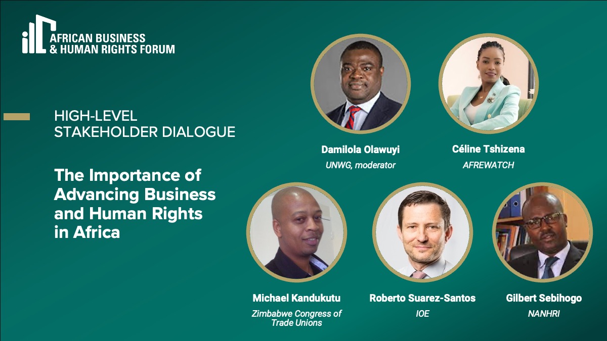 What are priority #ResponsibleBiz issues in Africa and where are opportunities to accelerate momentum for corporate accountability?

Hear from speakers in the inaugural session of the #ABHRForum.

Join us for the biggest #BizHumanRights forum in Africa: bhrafricaforum.org/join