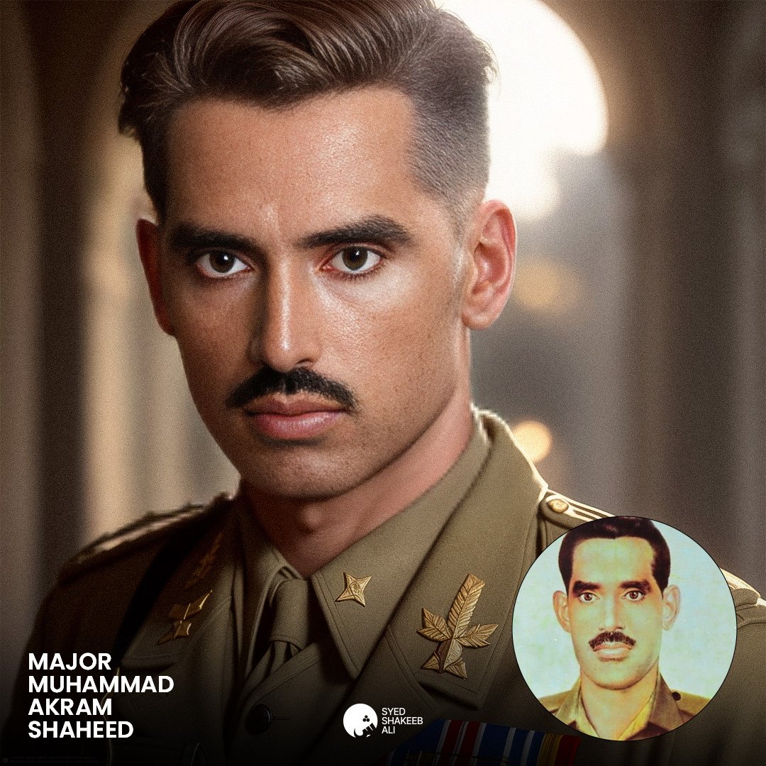 ShakeebFarhat's tweet photo. Guardians of the Nation: Pakistan's Heroes 🇵🇰 

#defenceday #6september #pakistan #یومدفاع #ai #art #pakarmy #army #heros #defender #defencedaypakistan https://t.co/vBaYujIfpH