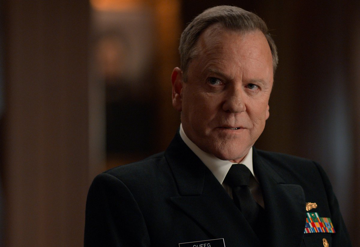 The first photos from the new film THE CAINE MUTINY COURT-MARTIAL with #KieferSutherland. Kiefer in uniform.