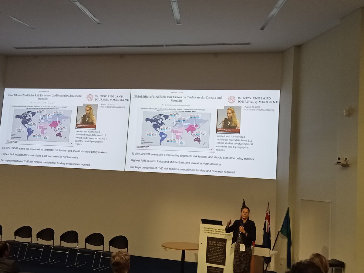 vaish_1's tweet photo. Great presentation by keynote speaker @gemtreee at the Herston Health Symposium about heart disease patients who don't have the standard risk factors aka #SMuRFless! It's "not all solved and not all self-induced" - so much yet to learn about #CVD risk. Exciting things to come. https://t.co/E2AgzB3cV7
