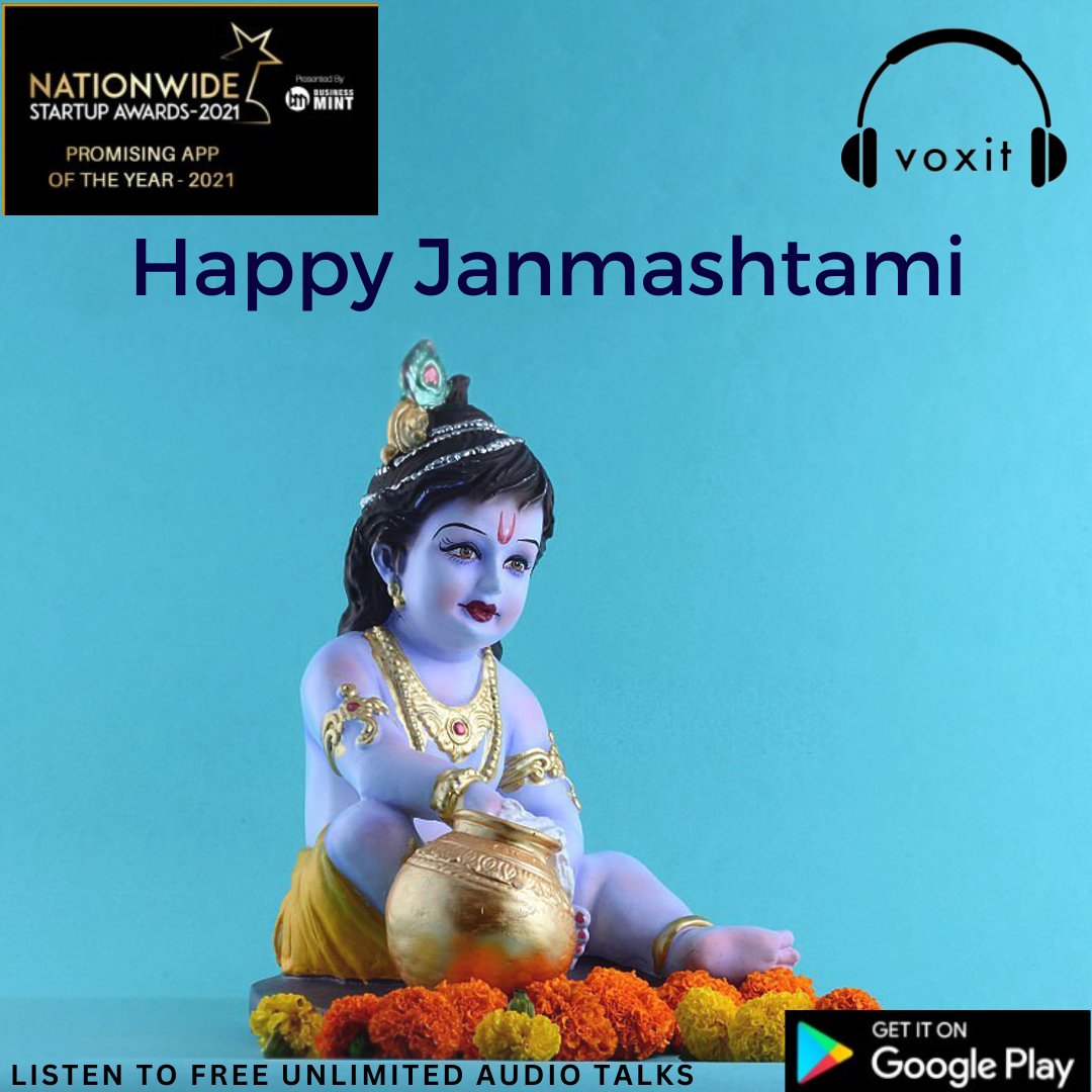voxitworld's tweet photo. Happy Janmashtami

Listen to an interesting audio talks on VOXIT!
Download Now🔽
https://t.co/AWAfKTBJce

#podcasts #podcastersofinstagram #podcastlife #podcaster #thisisvoxit #podcasters #tamilpodcast #androidpodcasts #podcastshow #radioshow #voxit https://t.co/Qs0YDQ1Ppc