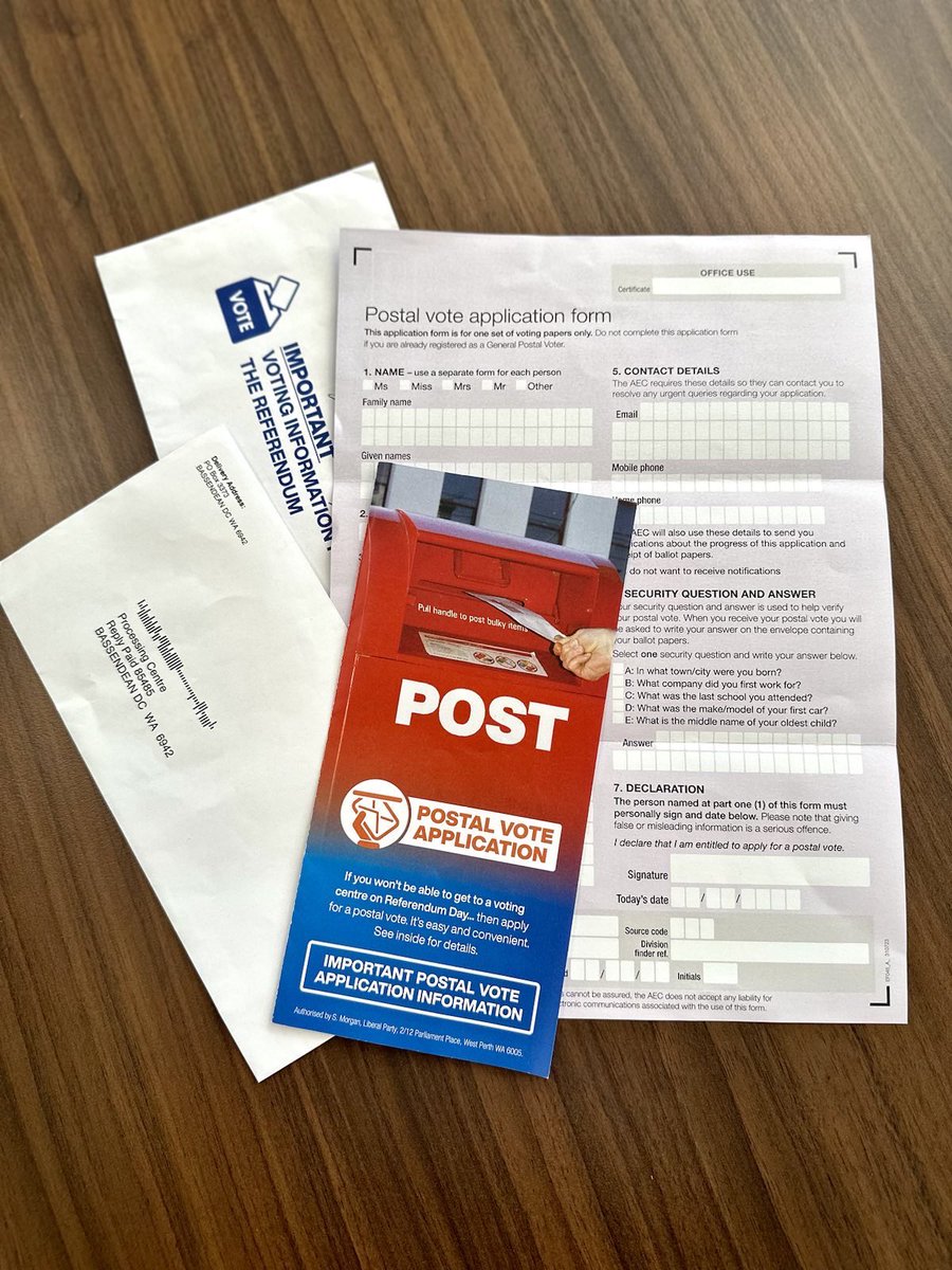 Did you receive a postal vote application in the mail? If you send the completed form to the ‘Processing Centre’, the Liberal Party gets your data. If you don’t want to give your birthdate/phone/email to a political party (Privacy Act doesn’t apply!) apply via AEC instead #auspol