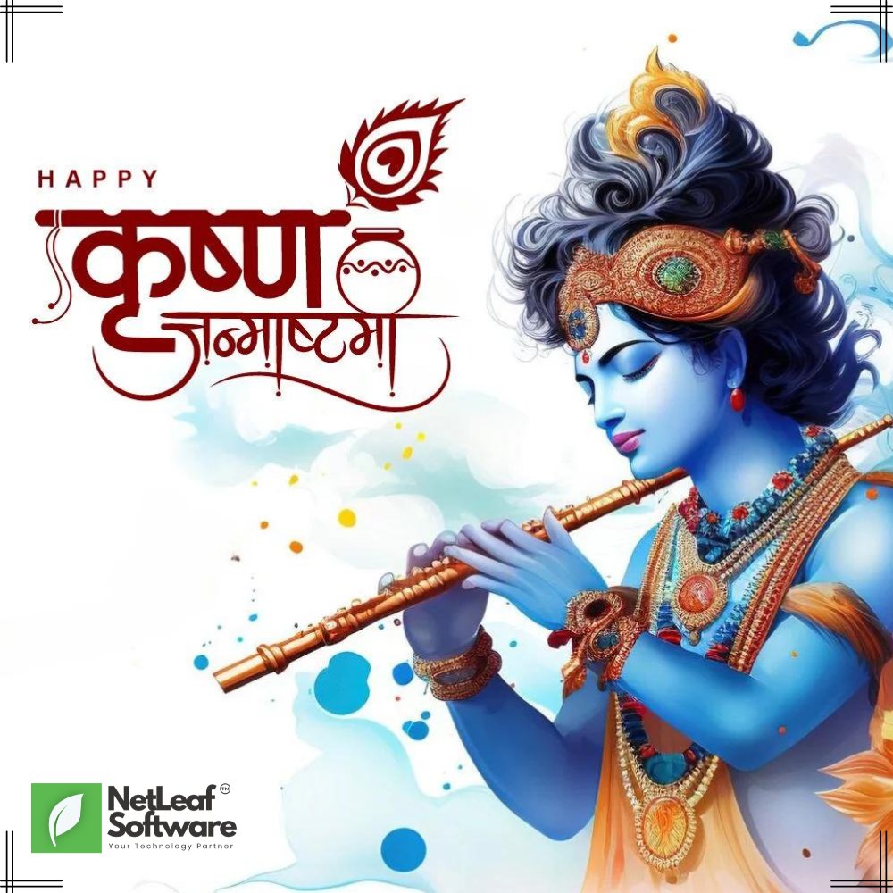 NetleafS's tweet photo. May Lord Krishna show you the right path as he showed the way to Arjuna in the battle of Mahabharata at Kurukshetra. #HappyJanmashtami https://t.co/w2ScdAciRk