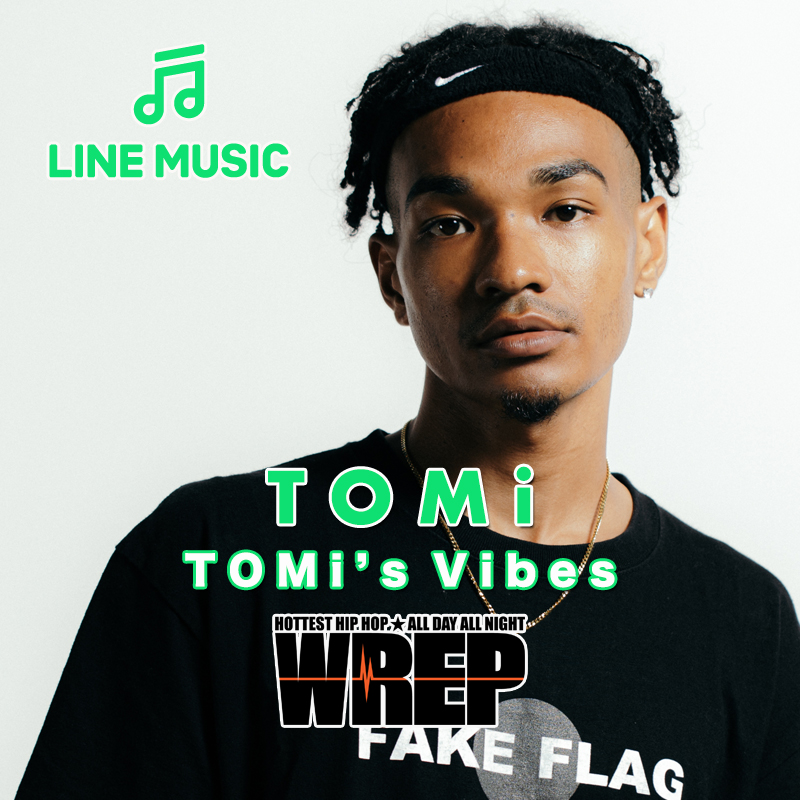 LINEMUSIC_JP's tweet photo. 毎週水曜17時！⏰

HIPHOP専門ネットラジオ局 #WREP x #LINEMUSIC でお届けしている番組「DJ's PLAYLIST」！📻✨

今夜は、#TOMi (@Tbance7)がお届けします！✅

LINE MUSICにて公開されたプレイリスト 「TOMi’s Vibes」はこちら👇