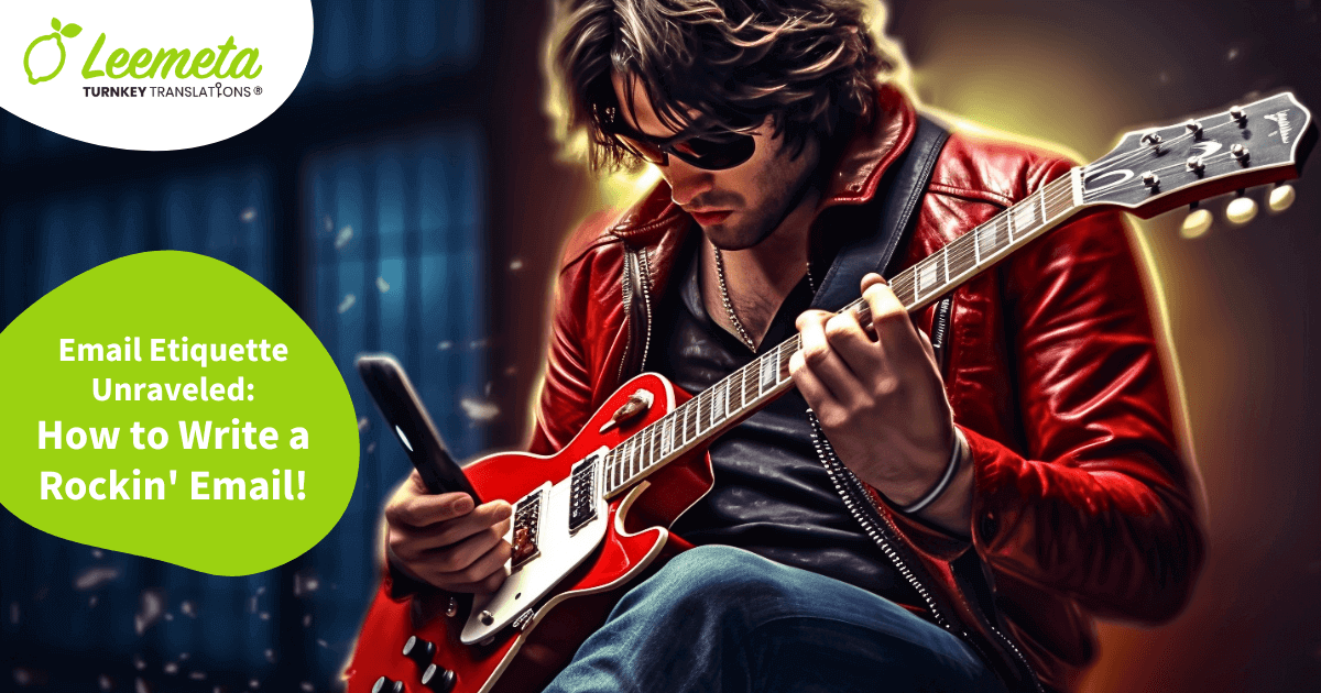 Boring emails, be gone! Unleash your inner email rockstar 🎸 with our ultimate guide to crafting memorable messages. Get ready to rock the inbox! 🎼 📨 
👉 leemeta-translations.co.uk/blog/focus/ema… 

#EmailEtiquette #RockinEmails #EffectiveCommunication