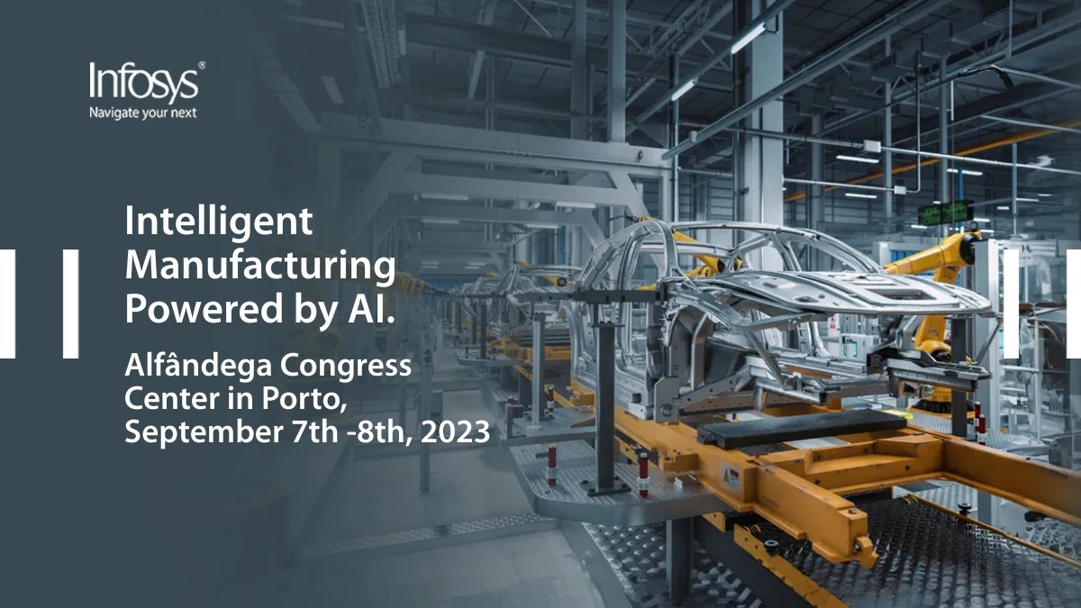 InfosysEvents's tweet photo. AI models operating on production data drives higher manufacturing efficiencies and continuous #KPI improvements of host of business functions. Read more. https://t.co/na4vBl7UVB
#InfyEngineeringServices | #SmartManufacturing | #MES https://t.co/bd4BZ5tyVC