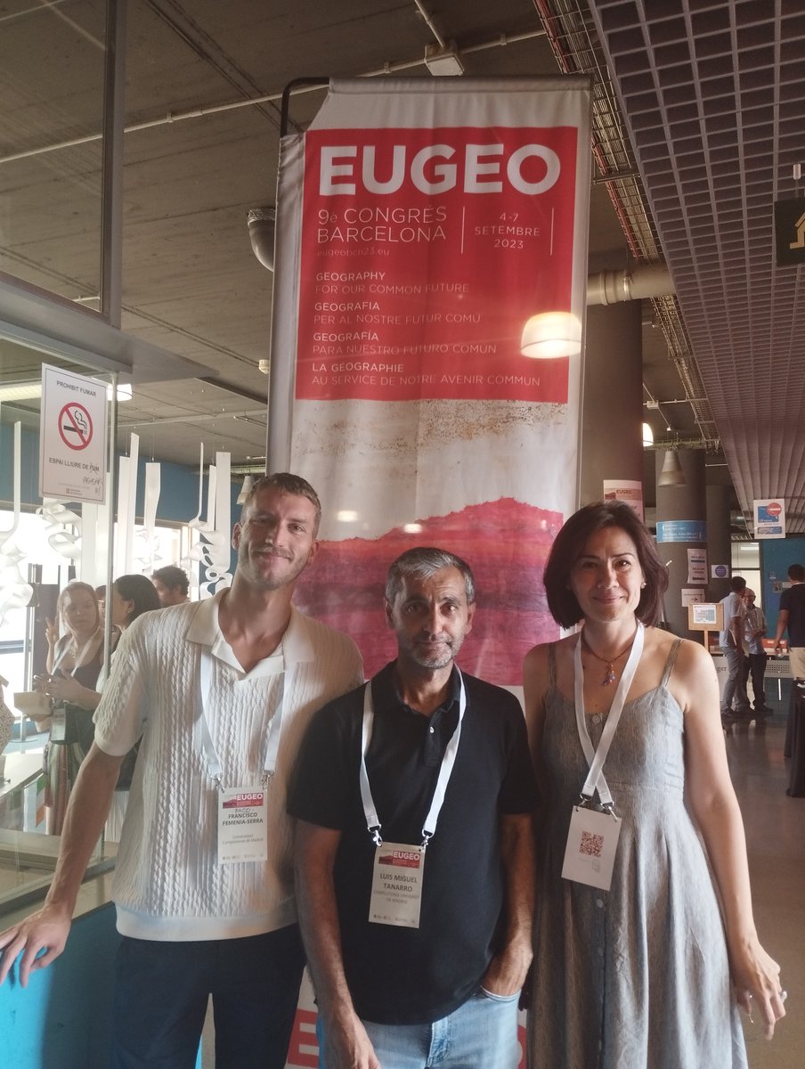 Participación de docentes de nuestro <a href="/UCMGeo/">UCM Geografía</a> en #eugeobcn23 celebrado en <a href="/GeografiaUB/">Geografia UB</a> en colaboración con las sociedades geográficas europeas.