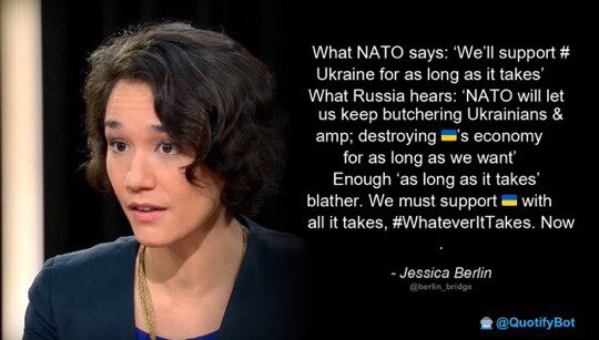 jurgen_nauditt's tweet photo. Jessica understands this war better than #Biden and #olafscholz combined.

#ATACMS 
#TaurusForUkraine https://t.co/cfJorlJs97