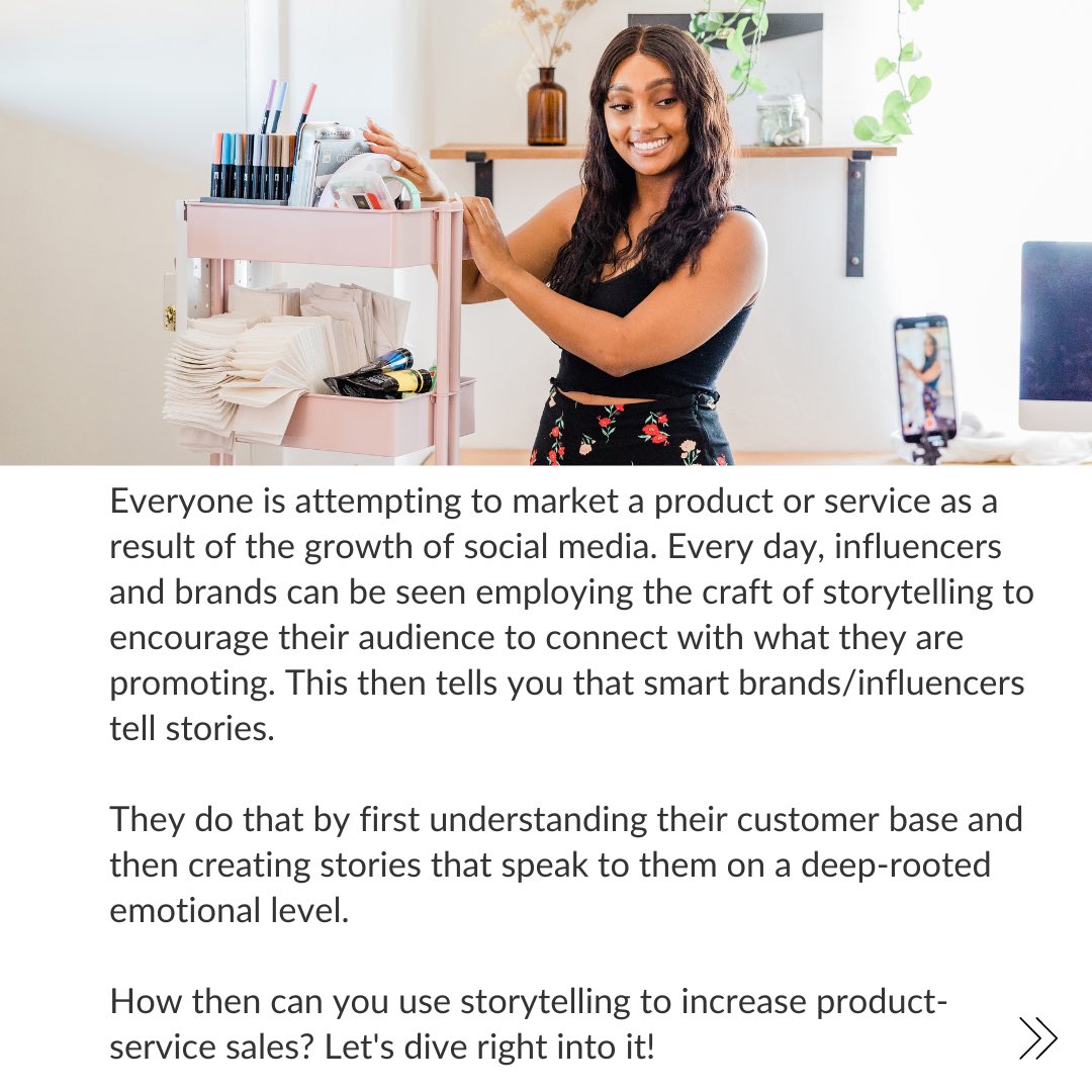 _yellowray's tweet photo. 👋🏽 
 
Storytelling is an effective marketing strategy for brands and influencers. This tactic is been used to sell products/services, build a strong brand identity and differentiate yourself from your competitors. This then tells you that smart brands/influencers tell stories. https://t.co/fwdHbnMZIt