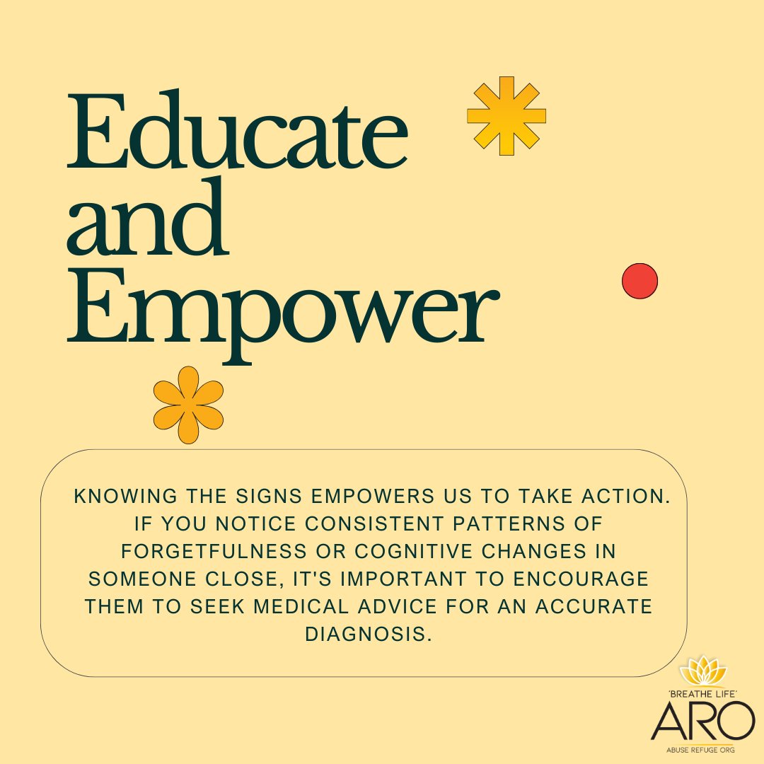 AbuseOrg's tweet image. 🧠 Signs of Dementia 🧠

💡 In the tapestry of life, memories, and experiences weave together to shape who we are. But what happens when some of those threads begin to unravel?

#dementiaawareness #supportandconnect #aro #goaro #abuserefugeorg #volunteer #donate #support