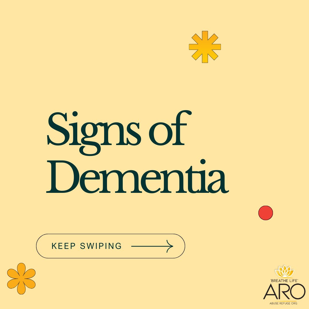 AbuseOrg's tweet image. 🧠 Signs of Dementia 🧠

💡 In the tapestry of life, memories, and experiences weave together to shape who we are. But what happens when some of those threads begin to unravel?

#dementiaawareness #supportandconnect #aro #goaro #abuserefugeorg #volunteer #donate #support