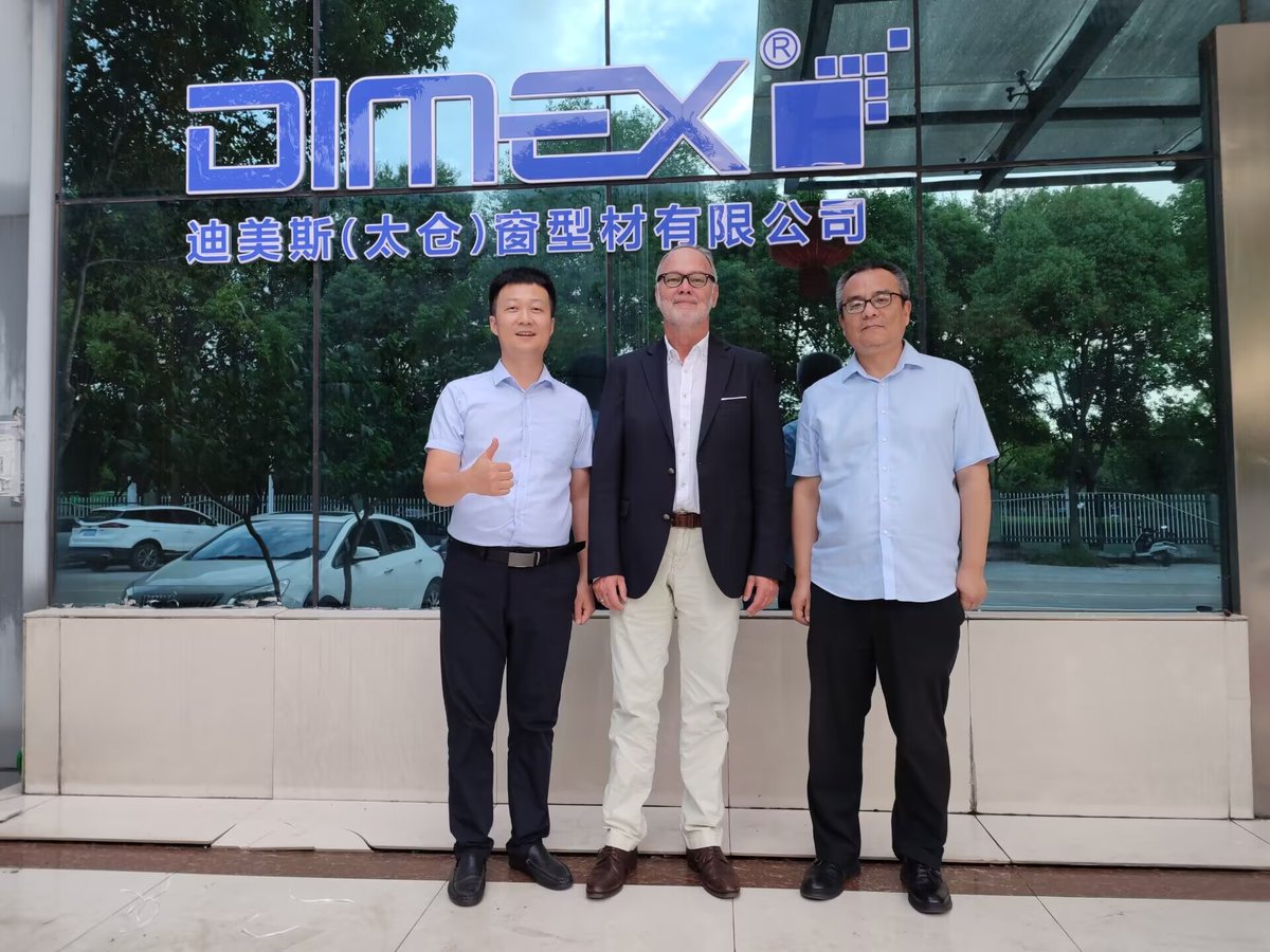 dimexpvc's tweet photo. Mr. Jurgen Manfred Haug, General manager of the DIMEX GROUP GmbH, arrived in China recently for an official visit to Taicang City(his second hometown outside Germany). https://t.co/yuIvv1mQbx