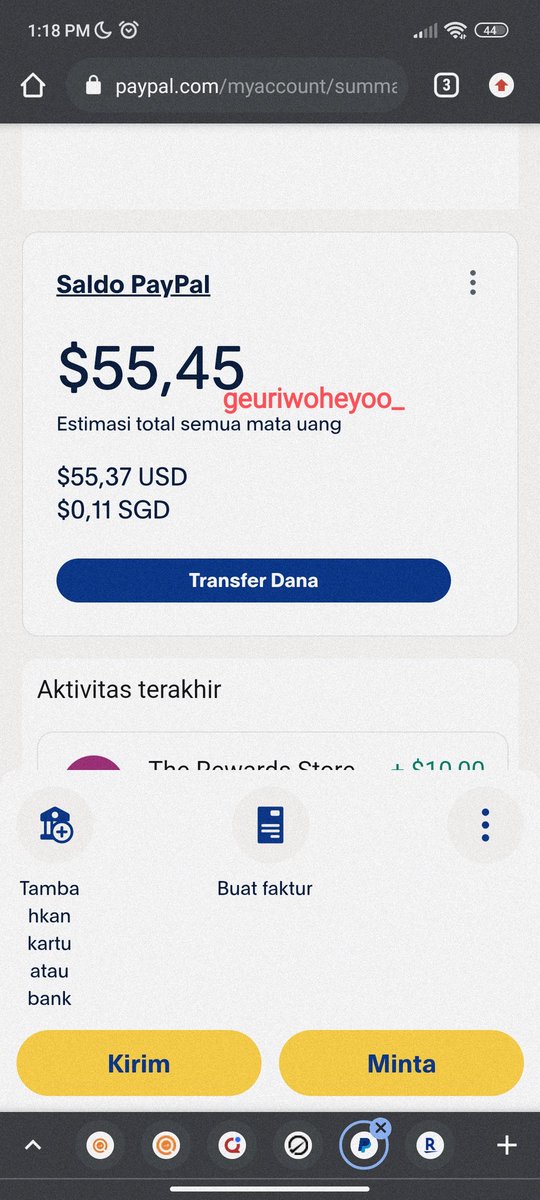 geuriwoheyoo_'s tweet photo. Buat temen-temen yang lagi nyari uang tambahan, sini merapaaat. Aku mau share cara dapetin dollar dan rupiah 💰✨
Modalnya cuma niat, semangat, dan jaringan internet ajaa. Ngerjainnya pun bisa sambil rebahan 😭👌

Yuk simak, CARA MENGHASILKAN UANG SAMBIL REBAHAN  A THREAD 💸 https://t.co/Jx45YfDvma