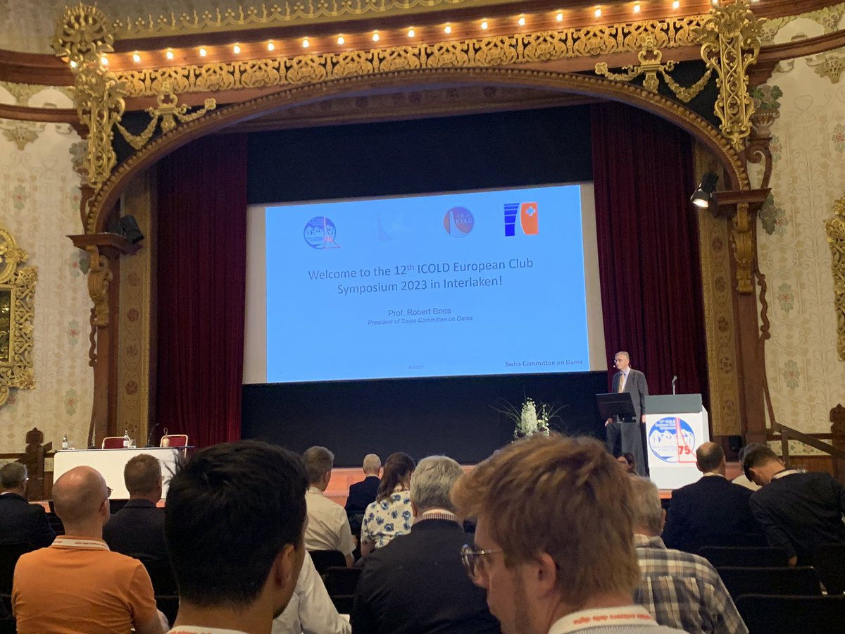 MatthewHalso's tweet photo. Excited for the start of the #ICOLD European Club Symposium in Interlaken! https://t.co/z4FFeX3sKF