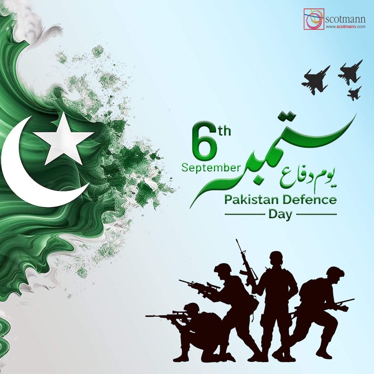 ScotmannPharma's tweet photo. Remembering and saluting the brave martyrs who selflessly sacrificed for our cherished Pakistan. May Allah grant us all the strength and valour to uphold this legacy of resilience and patriotism. πͺπ΅π°
#6thseptember #PakistanDefenceDay #ScotmannPharmaceuticals #LifeAtScotmann https://t.co/ROvCPsAteZ