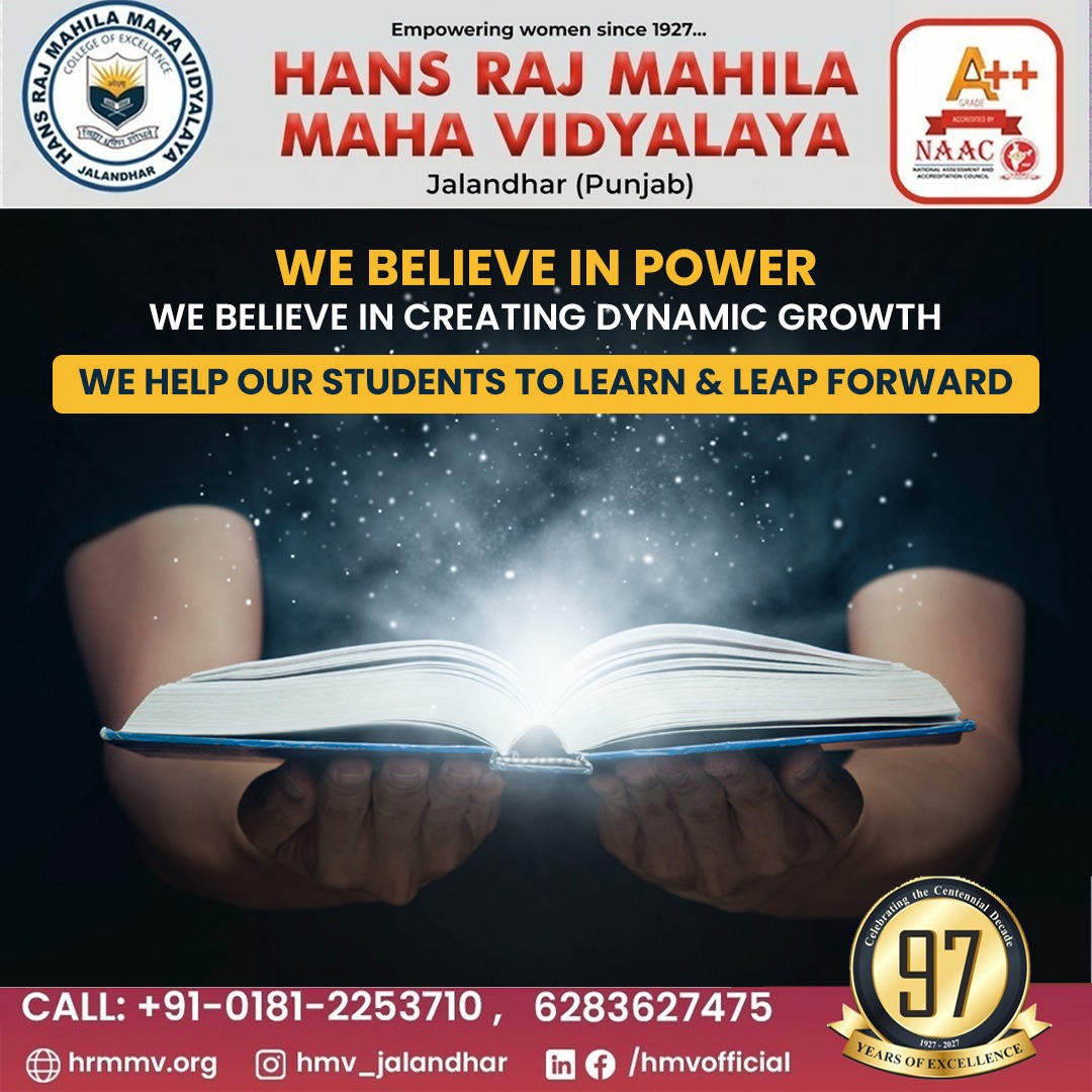 At HMV, we're committed to fostering dynamic growth in our students.

We provide the tools, knowledge, and opportunities for them to learn and leap forward towards a brighter future.

#hmv #hmvjalandhar #empoweringstudents #power #dynamicgrowth #leapforward #education #learn