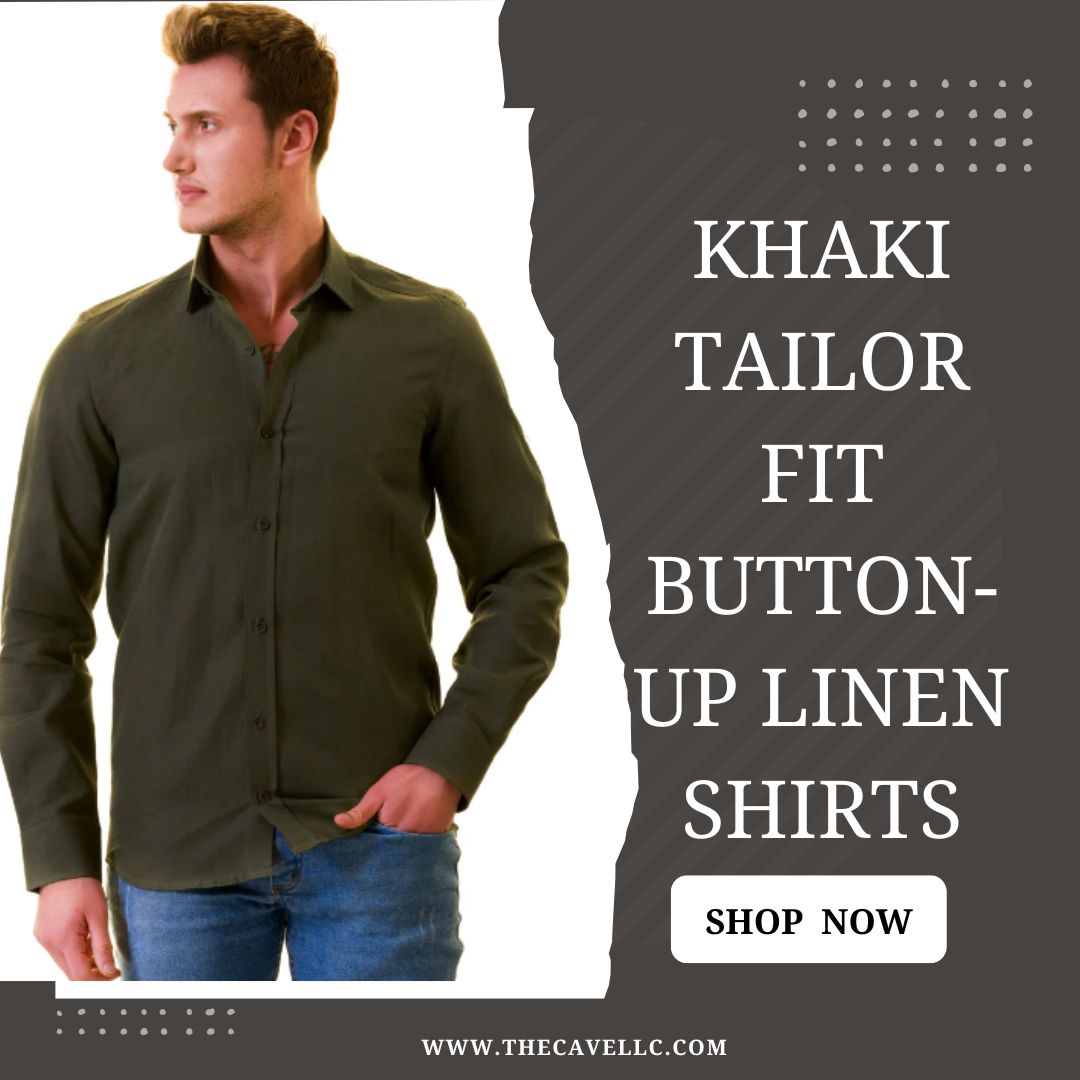 Upgrade your wardrobe with our Khaki Tailor Fit Button Up Linen Shirts - the perfect combination of style and comfort🙂.

Shop Now👇
bit.ly/3sHb78b

#KhakiShirts #TailorFitShirts #ButtonUpShirts #LinenShirt #KhakiFashion #MensWear 
#ClassicShirts #KhakiLovers #tailorfit