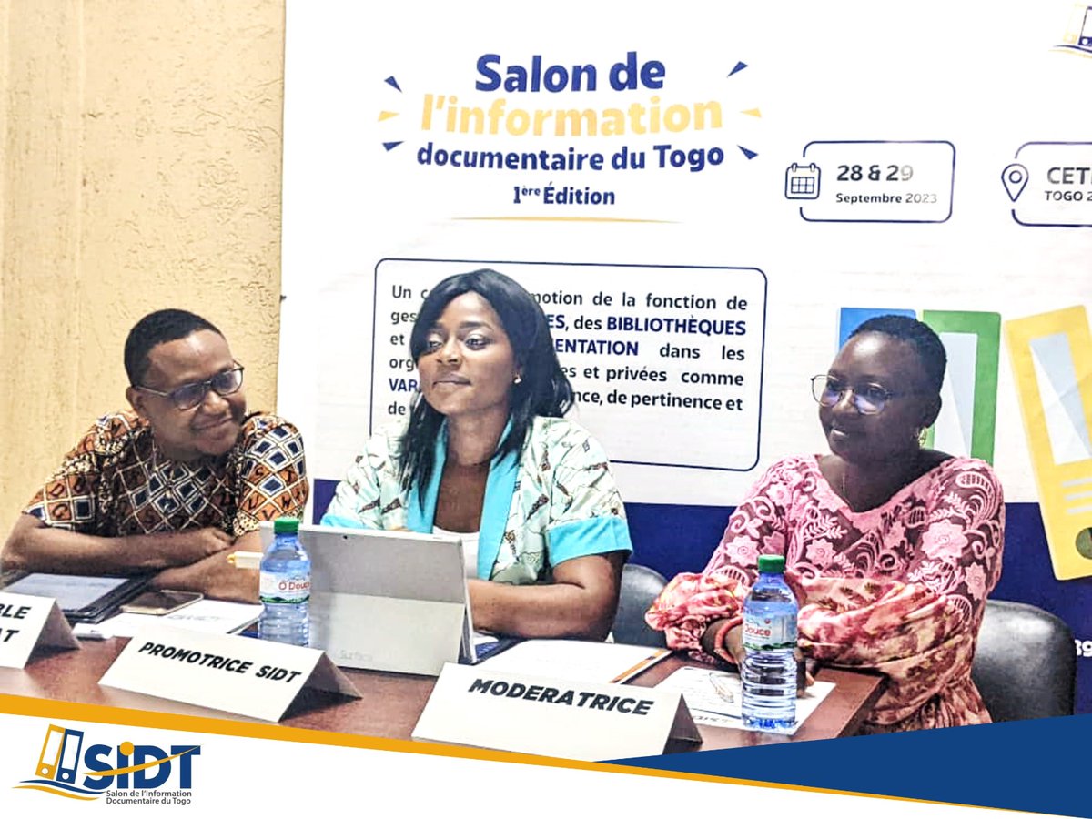 SIDTTG's tweet photo. Retour en images sur la conférence de presse annonçant le lancement du #SIDT
#SIDT #Salon #Information #Document #valorisation #Patrimoine https://t.co/dVm7rR9jbI