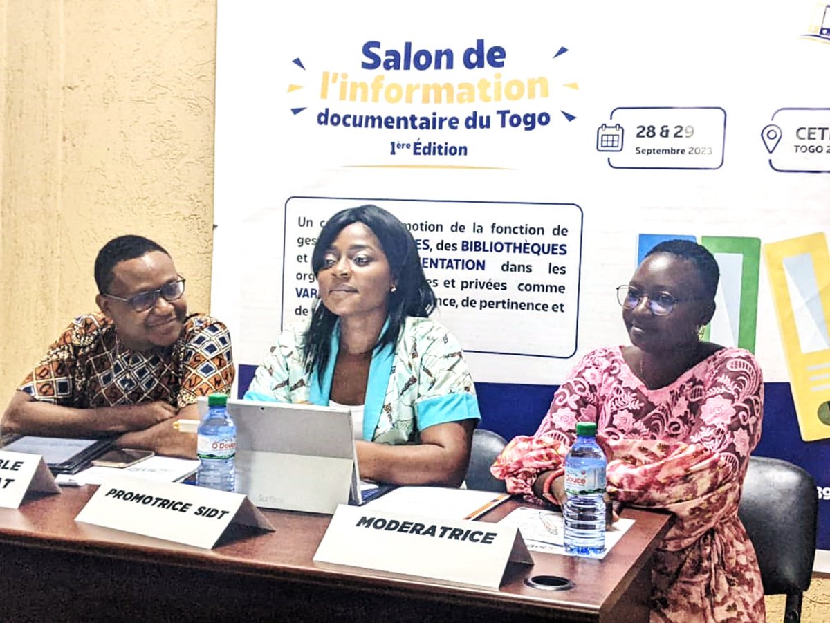 SIDTTG's tweet photo. Retour en images sur la conférence de presse annonçant le lancement du #SIDT
#SIDT #Salon #Information #Document #valorisation #Patrimoine https://t.co/dVm7rR9jbI