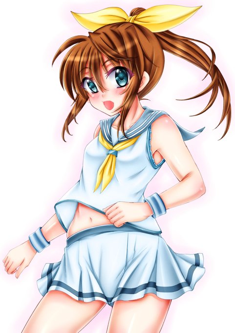 フーカを描いてみました～
適当にセーラ服っぽいものを着させてみました。 