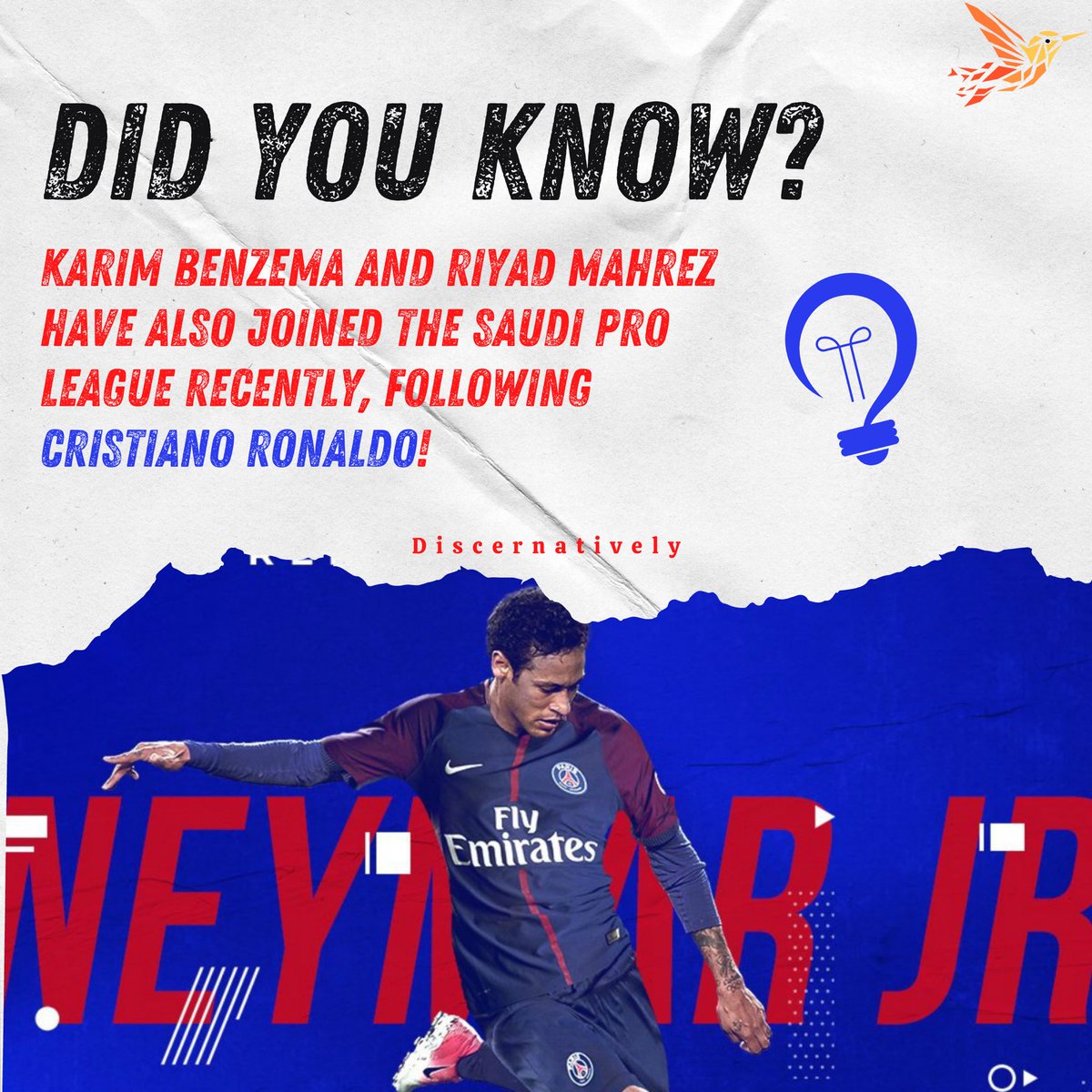 discernatively's tweet photo. DID YOU KNOW?
#Discernatively #NeymarJr #NeymarTransfer #SaudiProLeague #TransferTalks #CareerMove #RewardsAndRisks #SoccerAnalysis #InternationalSoccer #NeymarTransfer #BrazilianFootball #SportsBuzz #ImpactInSaudi #RevolutionaryMove #BoldDecision #NeymarToSaudi #RecentTransfers #FootballHighlights #SoccerUpdates #BrazilianPlayer #FootballExplained #AthleteTransfers #GlobalFutbol #MideastSports #FutureOfNeymar #TransactionBreakdown #ChangingSoccer #Facts