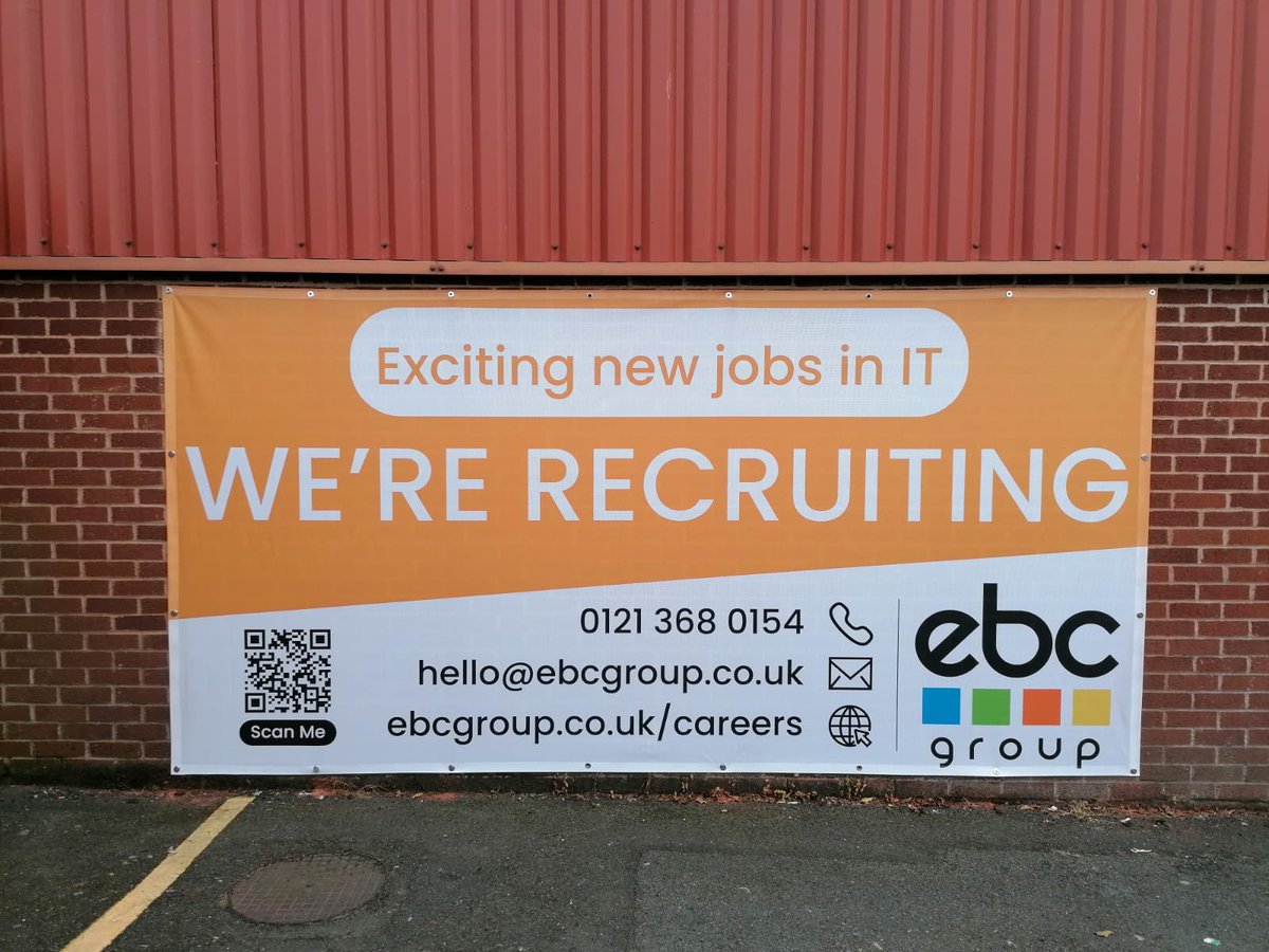 UniversalBanner's tweet image. Another one of our high impact , PVC banners! Order online at universalbanners.co.uk #banners #recruitment #jobs #highimpact #bannerprinting #events #construction #WorcestershireHour
