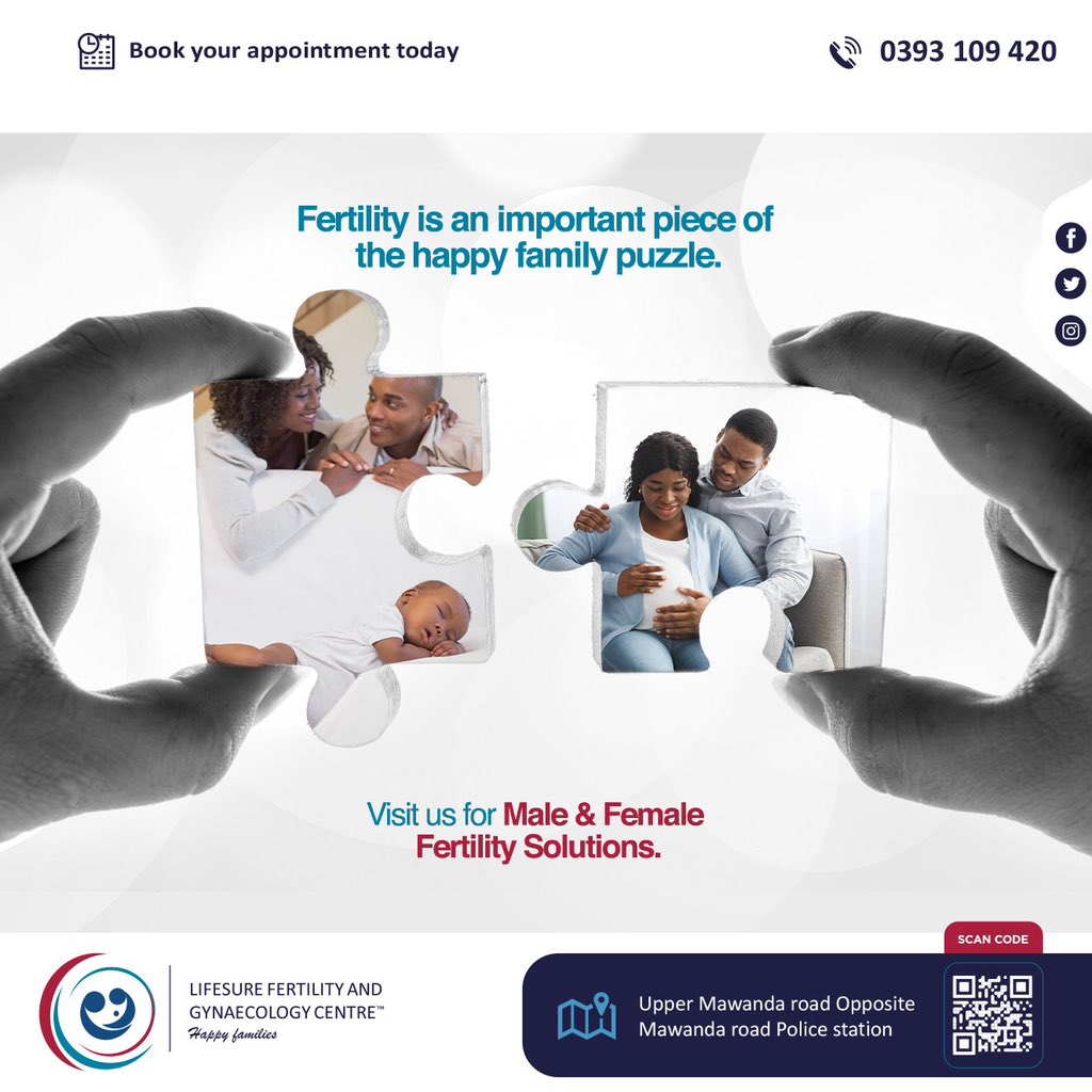 Is your dream to have a happy family? 

Then, the best time to make your fertility priority is now!

Contact us for Male & Female Fertility Solutions today.

Call us on 0393 109 420.

#HappyFamilies #MaleFertility #FemaleFertility #FertilitySolutions