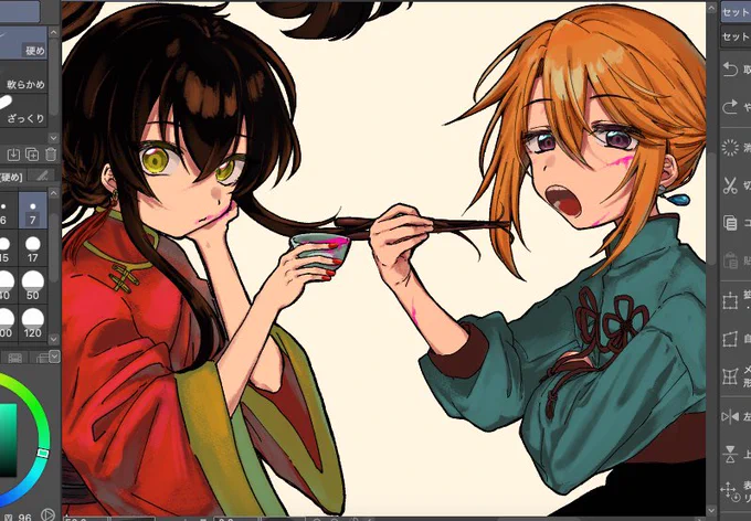 絵としてはすごい良い感じなんだけどもね!!!!おわらん!!!!!! 