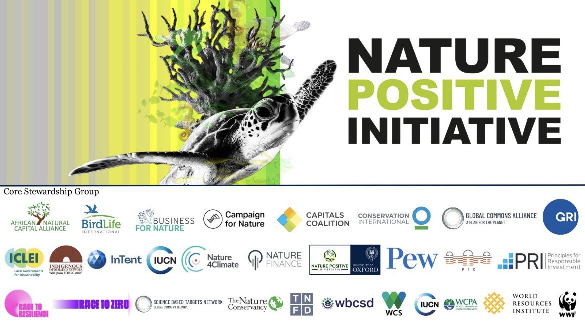 A great partnership of environ.NGOs, sust. business & finance platforms, research institutes, standard setting, IndigenousPeoples & local government organisations to preserve the integrity & support the implementation of global goal #NaturePositive by 2030 naturepositive.org/news