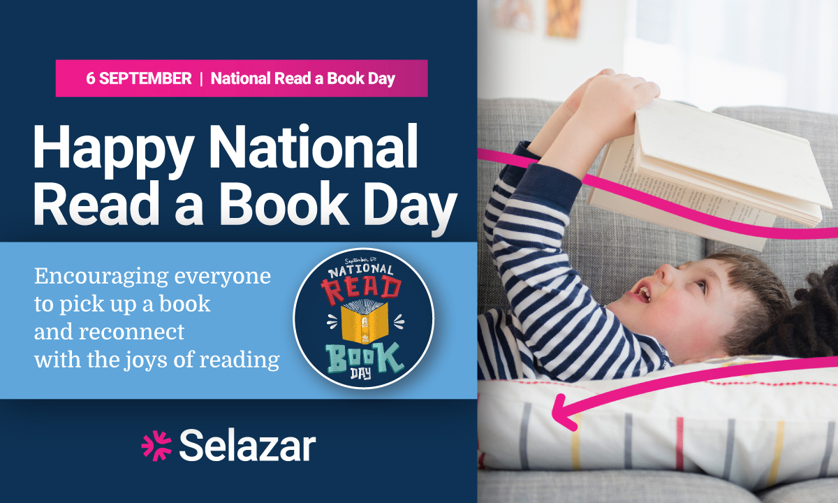 📚 Happy #NationalReadABookDay! 📖

At Selazar, we're not just about shipping packages; we're about delivering knowledge and adventures to your doorstep! 📦

Let's keep the stories flowing, one delivery at a time...

'Book' a demo today 👉 bit.ly/3P3k9nj

#Reading