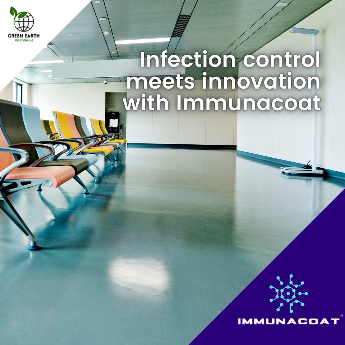 GreenEarth32932's tweet photo. Hospitals embracing Immunacoat prove their unwavering commitment to patient safety and pristine environments. 💪 
#zerovoc #antimicrobialcoatings #diseasepreventioninhospitals #constructionmaterials #polyurethane #aliphaticpolyurethane #concrete #industrialcoatings #epoxy https://t.co/gEsSGOAKfE