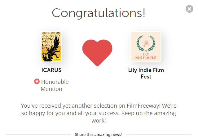 icarus__2022's tweet photo. Amazing news! ICARUS was selected for honorable mention!
Thank you so much @lily_indie !! https://t.co/FeXAunP1Zt