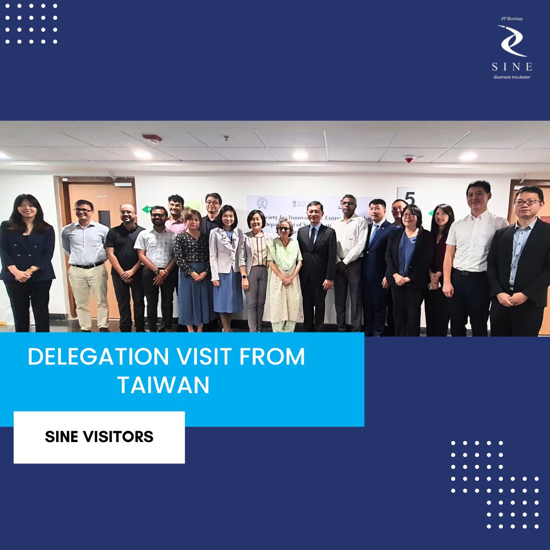 A delegation from Taiwan visited SINE to explore opportunities and future collaborations. Also, the team interacted with SINE incubated startups. #SINEVisitors

#TaiwanVisitors #SINEStartups #Engagement #collaborations #DelegationVisit