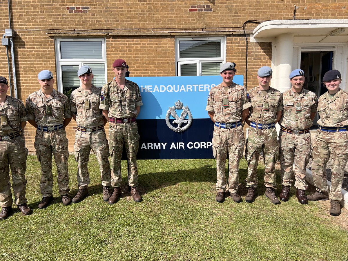 Congratulations to the eight young soldiers who were selected yesterday to go forward for flying training. Next stop; RAF Shawbury. Congratulations and good luck #FlyArmy #FlyFightLead 🚁 Fancy trying? Then get in touch.
