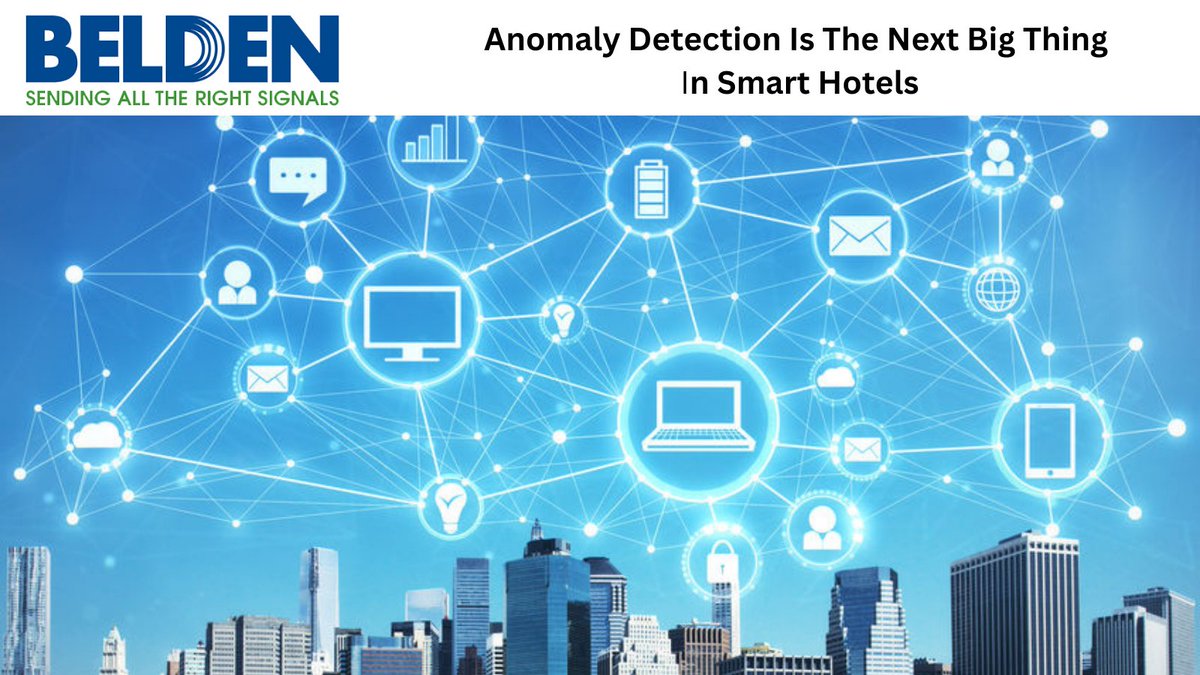JAYCOR9's tweet image. Belden claims that anomaly detection is the next “Big Thing” in smart hotels. Learn more about why it’s the next big thing in smart buildings - jaycor.co.za/anomaly-detect…

#JAYCOR #Belden #AnomalyDetection #SmartHotels #Blog