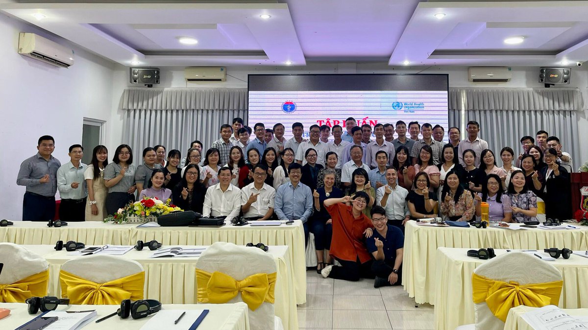 RosemarieNorth's tweet photo. “Trust is the ❤️ of #riskcomms,”says Dr Tran Thu Nguyet of 🇻🇳Ministry of Health at a workshop on risk communication for preventing infectious disease &amp; promoting #vaccination for provincial health staff. Proud to be part of the @WHOVietnam team supporting. https://t.co/uJCJdIgyRq