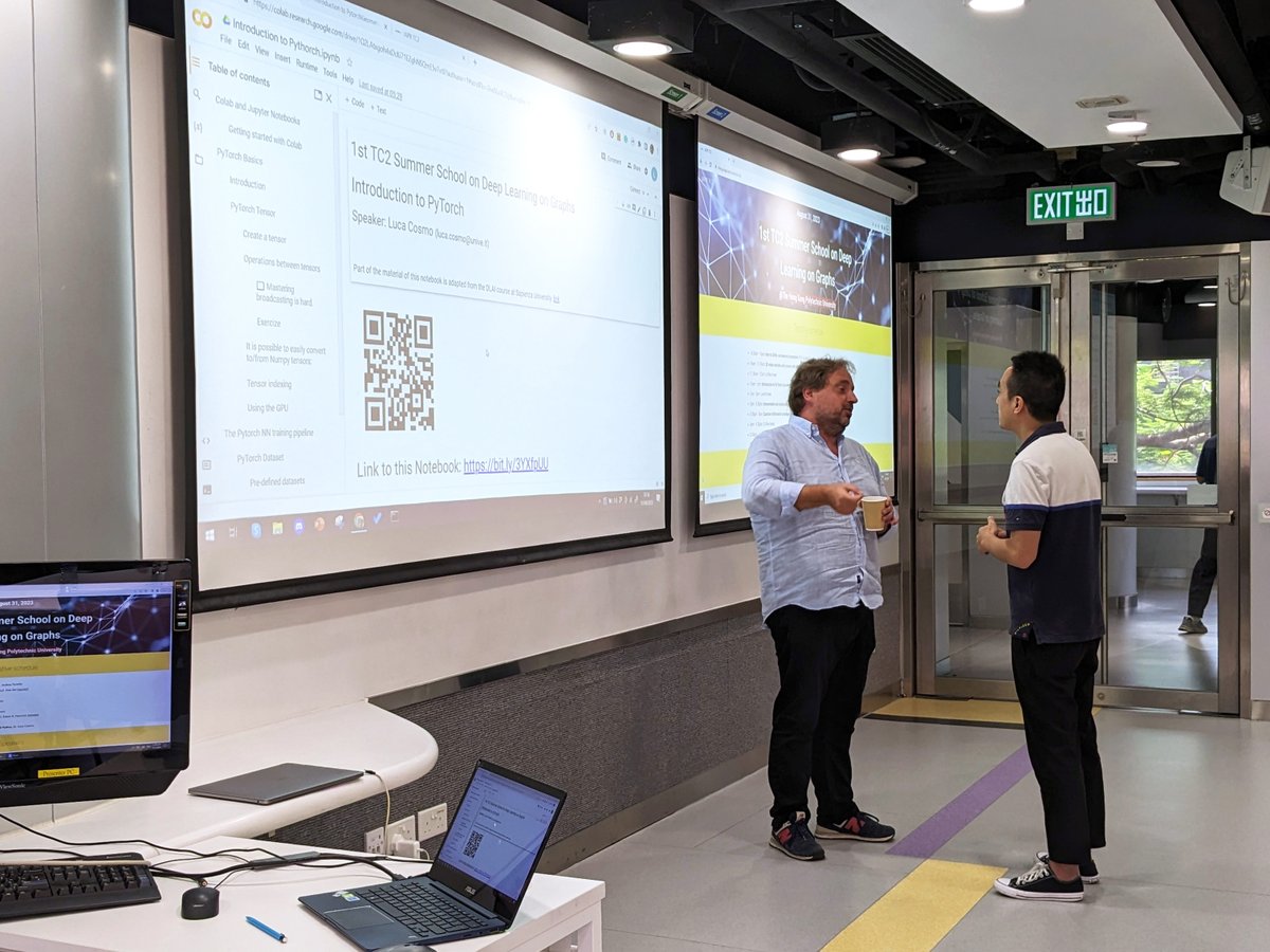 【1st TC2 Summer School on Deep Learning on Graphs】

The 1st TC2 Summer School on Deep Learning on Graphs concluded on #PolyU campus on the last day of August. Organised by Technical Committee 2 (TC2) of the International Association for Pattern Recognition (IAPR), the event saw