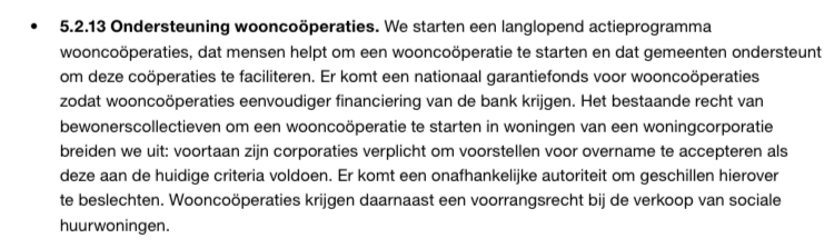 Wooncoöperaties