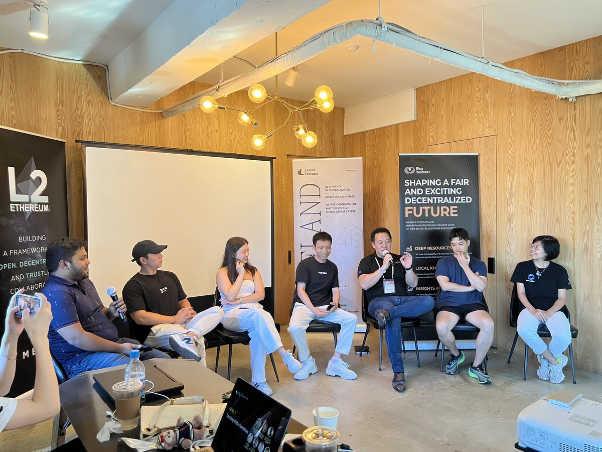 LelandVentures's tweet photo. Great to see many people at #BlockBuzzMeetup #KBW2023 .
Very appreciate 😘😘 https://t.co/L79HEeHrxv