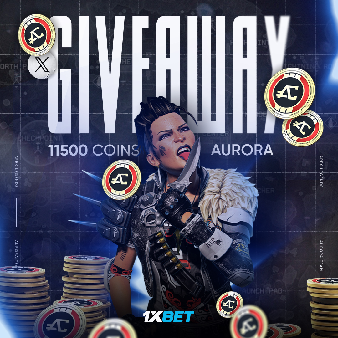 In honor of the beginning of ALGS we're giving away 11,500 Apex Coins 😎 

To enter: 
- Follow <a href="/AuroraApex_GG/">Aurora Apex</a>
- Repost and like this post  

Giveaway ends after ALGS: Championship 2023 — September 11th. Share this with someone you think might be interested!