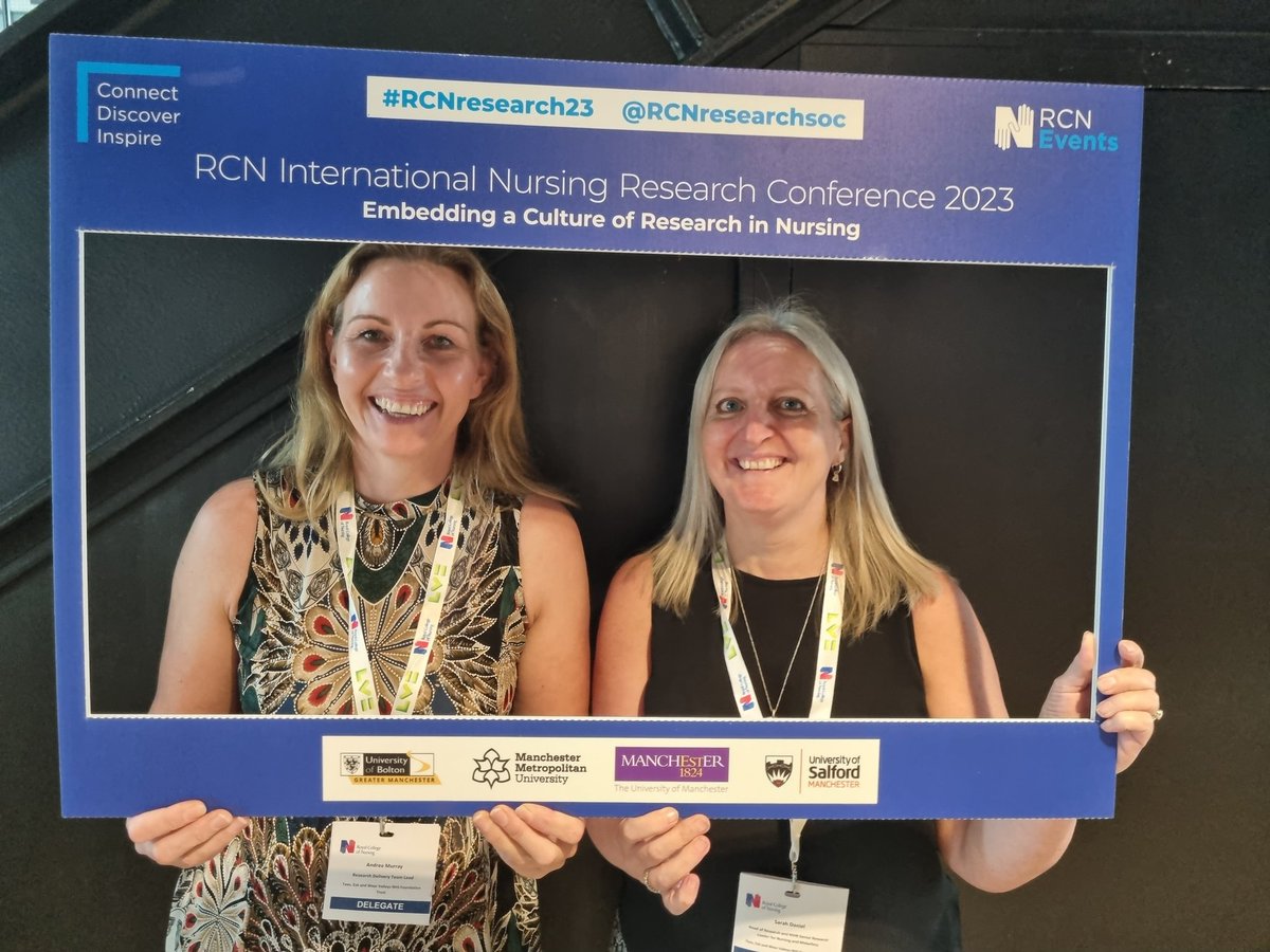 Lots of networking today and learning about nursing research #rcnresearch23
