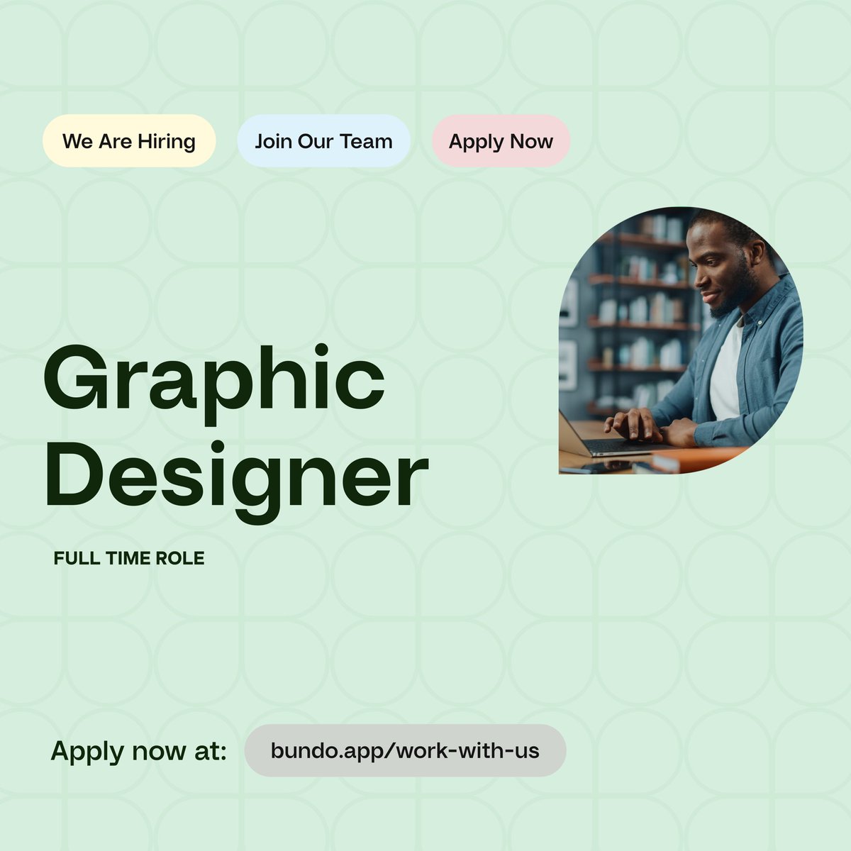 getbundo_app's tweet photo. We’re hiring at Bundo!🔎💚

Swipe to see open roles and check the link in our Bio to check out the job roles and how to apply⬆️
.
.
.
.
.
#bundo #getbundoapp #businessisbetterwithbundo #simplifyingretail #retailtech #retailinnigeria #hiring #jobsearch https://t.co/bdKVTrPw5q